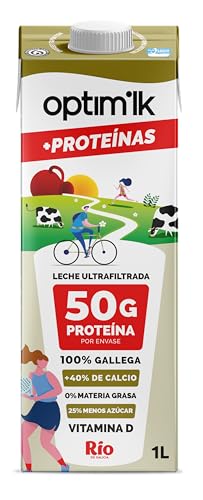 Leche Optimilk +proteínas Sin Lactosa Desnatada (Pack 6 x 1L)