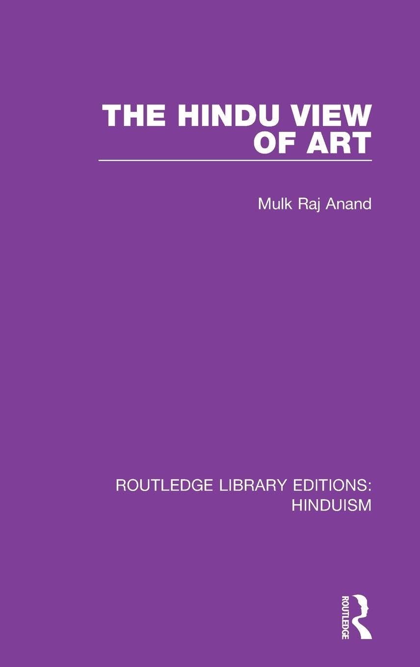 The Hindu View of Art, livre histoire de l'art hindou et esthétique