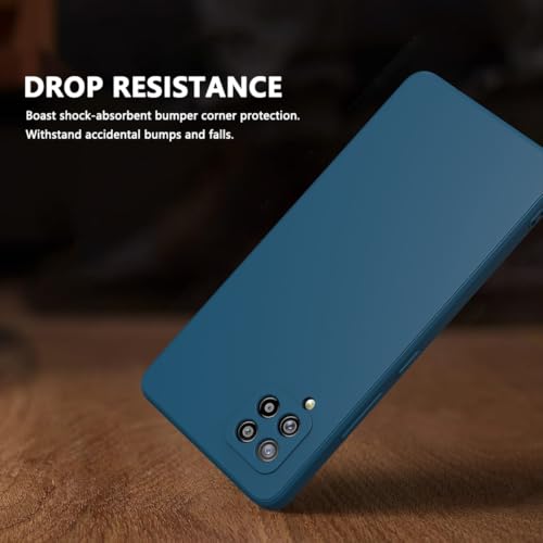Image of for Samsung Galaxy A42 Case Dark Blue, Scratch Resistant with Soft Touch, Slim Thin Phone Cover for Samsung Galaxy A42