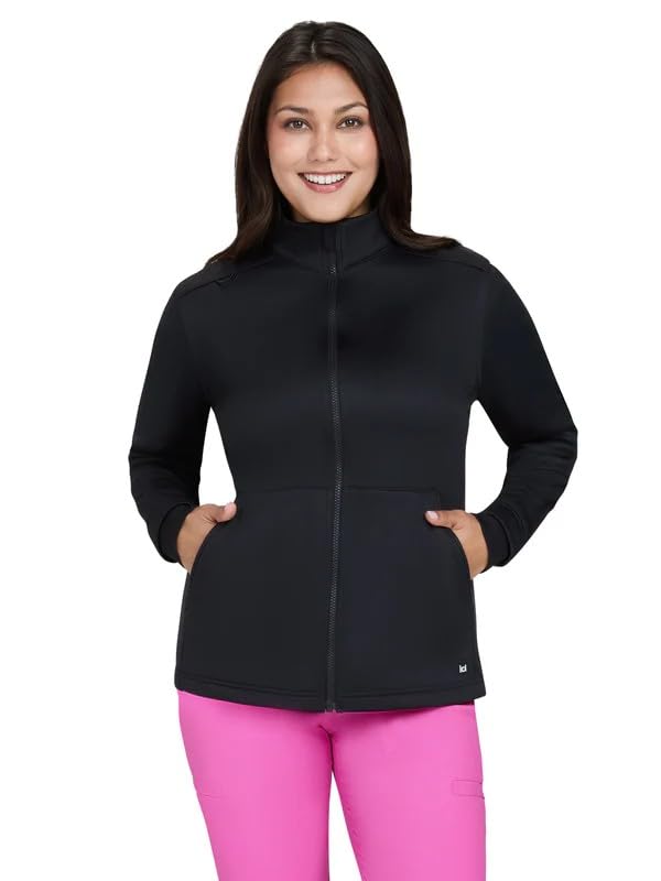 KOI Scrubs Essentials Jaqueline Women’s 3-Pocket Fleece Jacket
