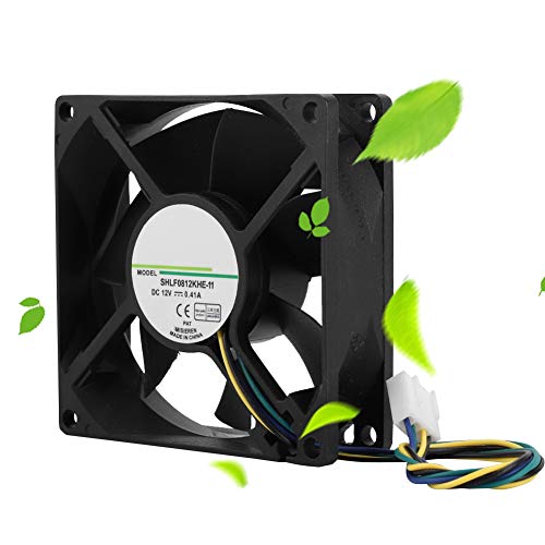 Ventilateur PC 80mm CPU DC 12V avec double roulement à billes et connecteur 4 broches PWM