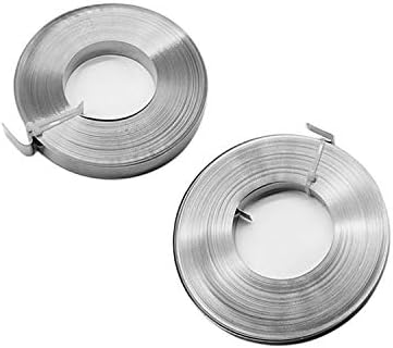 SALE!!【WXW】林30 m 304ステンレス鋼ワイヤートレイオイルパイプタイフープ付き、サイズ：19×0.76mm WXW