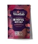 Westlab Mindful CBD Bath Salts 1kg - Epsom & Himalayan Salts Infused with Bergamot, Geranium for Calming and Soothing, Guaranteed Purity.