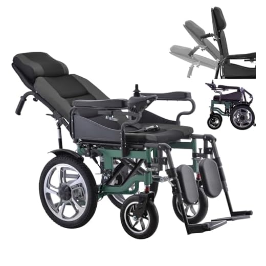 Broobey Lightweight Electric Wheelchairs for Adults with 2 Batteries 20 Miles Driving Distance, Folding Portable Power Wheelchair Weight Only 48lbs, Motorized Wheelchairs for Seniors Support 300lbs