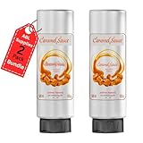 Premium Caramel sauce | 2 x Caramel Sauce 500ml for Mochas, Coffee, Chocolate, Dessert Sauce, ice cream topping and more - ABL Supplies