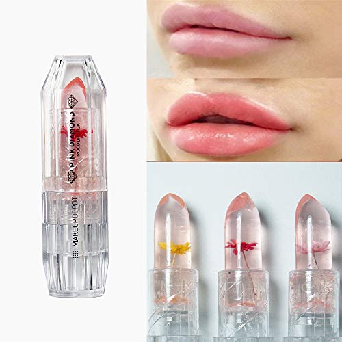 Jelly Flower Lipstick Mood - Color Changing with temperature Crystal to Pink