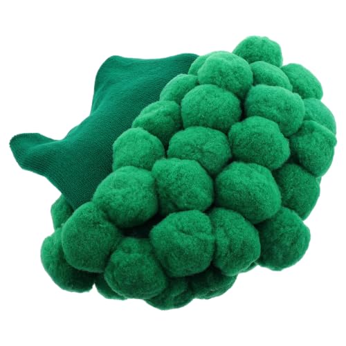 Gorro de punto de brócoli suave y elástico con aislamiento térmico para fotos