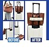 Trolley Strap Luggage Straps For Suitcases Travel Suitcase Accessories Tsa Approved Small Carry On Belt Bags Add Strap Slide Bag Over Handle With A Tote Purse Magnetslight Brown
