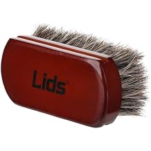 Lids Premium Horsehair Hat Brush - Soft Bristle Wood Handle Felt Hat Cleaner - Professional Hat Brush Cleaning Removes Dust Stains Pet Hair from Cowboy, Felt, Wool Fedoras, Baseball Caps & Snapbacks