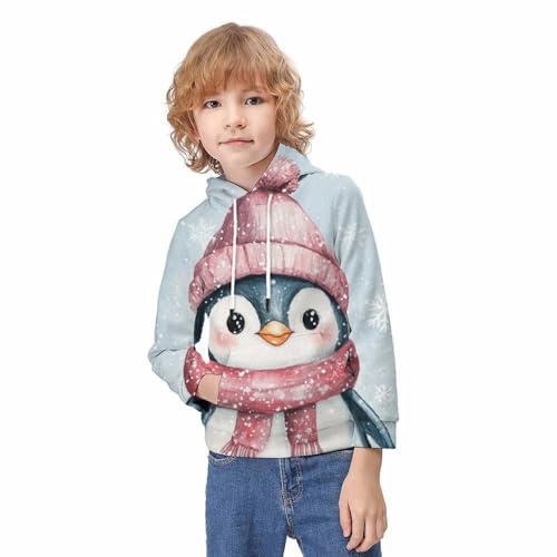 Pull pingouin mignon pour enfants idéal pour affronter l'hiver - 2