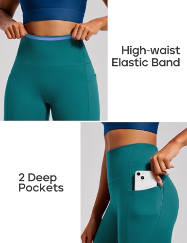 Image of Heathyoga Yoga Pants with Pockets Extra Soft Leggings with Pockets for Women Non See-Through High Waist Workout Leggings