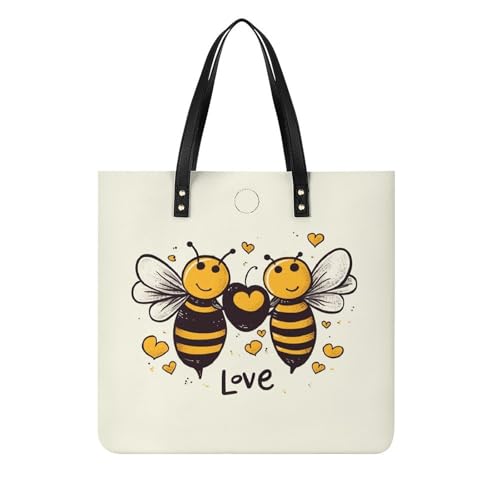 VstaDank Bee Love Honey �g�[�g�o�b�O PU ���U�[ �n���h�o�b�O ��e�� �N���X�{�f�B �p�[�X �������V�����_�[�o�b�O �����̗��s �V���b�s���O