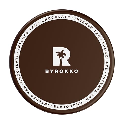 BYROKKO Shine Brown Chocolate Sunbed Tanning Accelerator (200 ml), Sunbed Cream Effective In Sunbeds & Outdoor Sun, Super XXL Fast Bronzing Cream for Intense Chocolate Tan