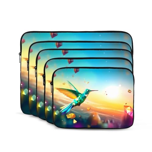Diamond Cut Bluebird Laptop Sleeve Case 15 Inch Suitable For Notebook Computer Tablet Traveling Carrying Simple Case2