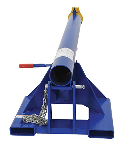 Vestil LM-OBT-6-24 Orbit Telescoping Lift Boom, 6000 lb Capacity, 24" Fork Pocket Center, Overall LxWxH (in.) 32 x 86.625 x 27.6875, Overall Extended Length (in.) 146-5/8, Blue - Thumbnail 4