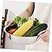 Veemoon Stainless Steel Household Washing Basin Thickened Flat Bottom Kitchen Accessory for Fruits Vegetables Dishes Versatile Cleaning Tool