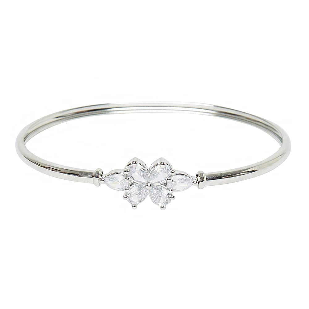 VOYLLA Sparkling Elegance Bow Motif Bracelet