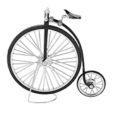 Kukyller Retro -Fahrradfiguren, Deko Fahrrad Vintage Eisen Kunst Legierradmodell Big Small Wheels Desktop Orament Für Büro -Heimdekoration Handgefertigte Handcrafts