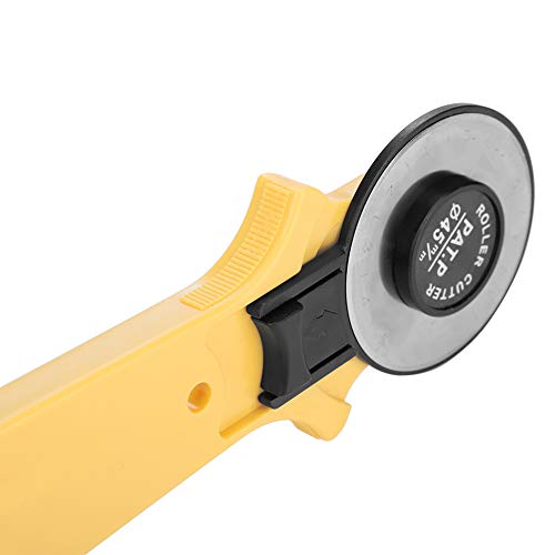 Yctze Cortador Giratorio de 45 Mm - Herramienta de Hoja Flexible para Proyectos de Tela, Cuero y Manualidades - Ideal para Coser, Acolchar y Hacer Bricolaje