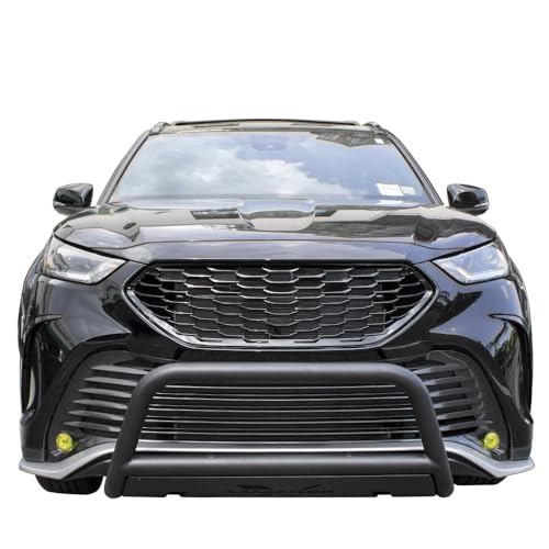 Image of VANGUARD BK Wide Bull Bar for 20-26 Toyota Highlander | In Black Powdercoat
