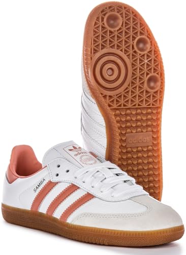 Image of adidas 19000 Samba Unisex Adult Sports Shoes, White, 7.5