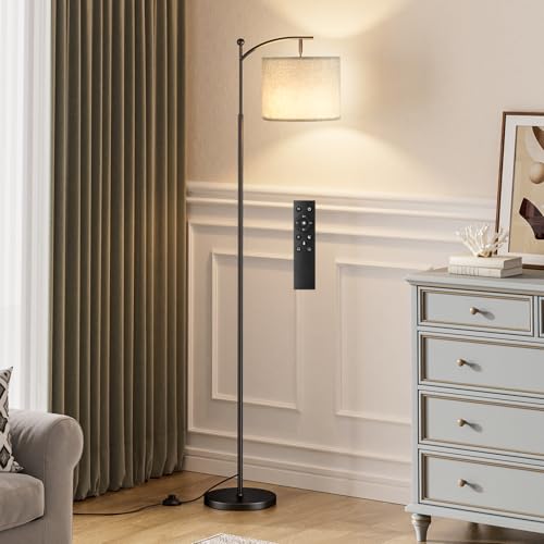 Ambimall 60" Floor Lamp with Remote Control and Stepless Dimmable