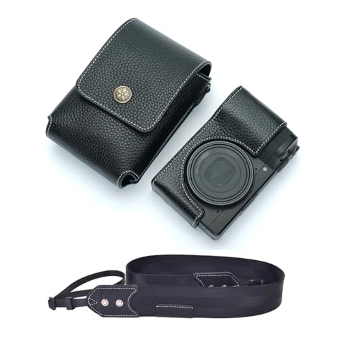 TP Original Ricoh GR4 ��p �{�v �{�f�B�P�[�X�{�J�o�[+R�J�����X�g���b�v �{�v �{�f�B�P�[�X �n�[�t�J�����P�[�X �o�b�O �J�o�[ �d�r�����֗� ��ʊJ�� ���� ��p�Ή��J�����J�o�[ (�u���b�N)