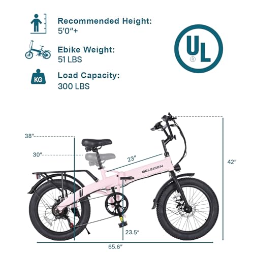 GELEISEN Folding Ebike for Adults