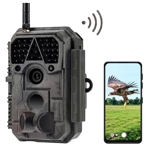 Meidase P100 (2022) Wildkamera WLAN mit App 32MP H.264 1296P, 27m Infrarot Nachtsicht Bewegungsmelder Wildtierkamera WiFi Handyübertragung, 0,1s Schnelle Trigger, IP66