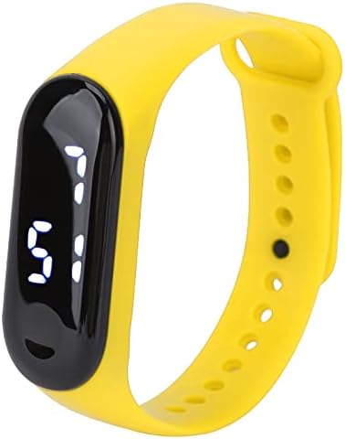 LED Digital Watch Stylish Silicone Strap Sports Watch for Running, Traveling, Walking Suitable for Students White Light Display Plastic Mirror Electronic Movement — 사진 6