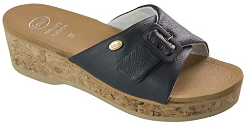 WAPPY Leather Navy Blue