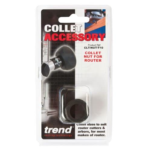 Trend 17mm Collet Nut, Suitable for T4 Router, M15x1.0mm Thread, Essential for Accurate Routing CLT/NUT/T4 - Image 3