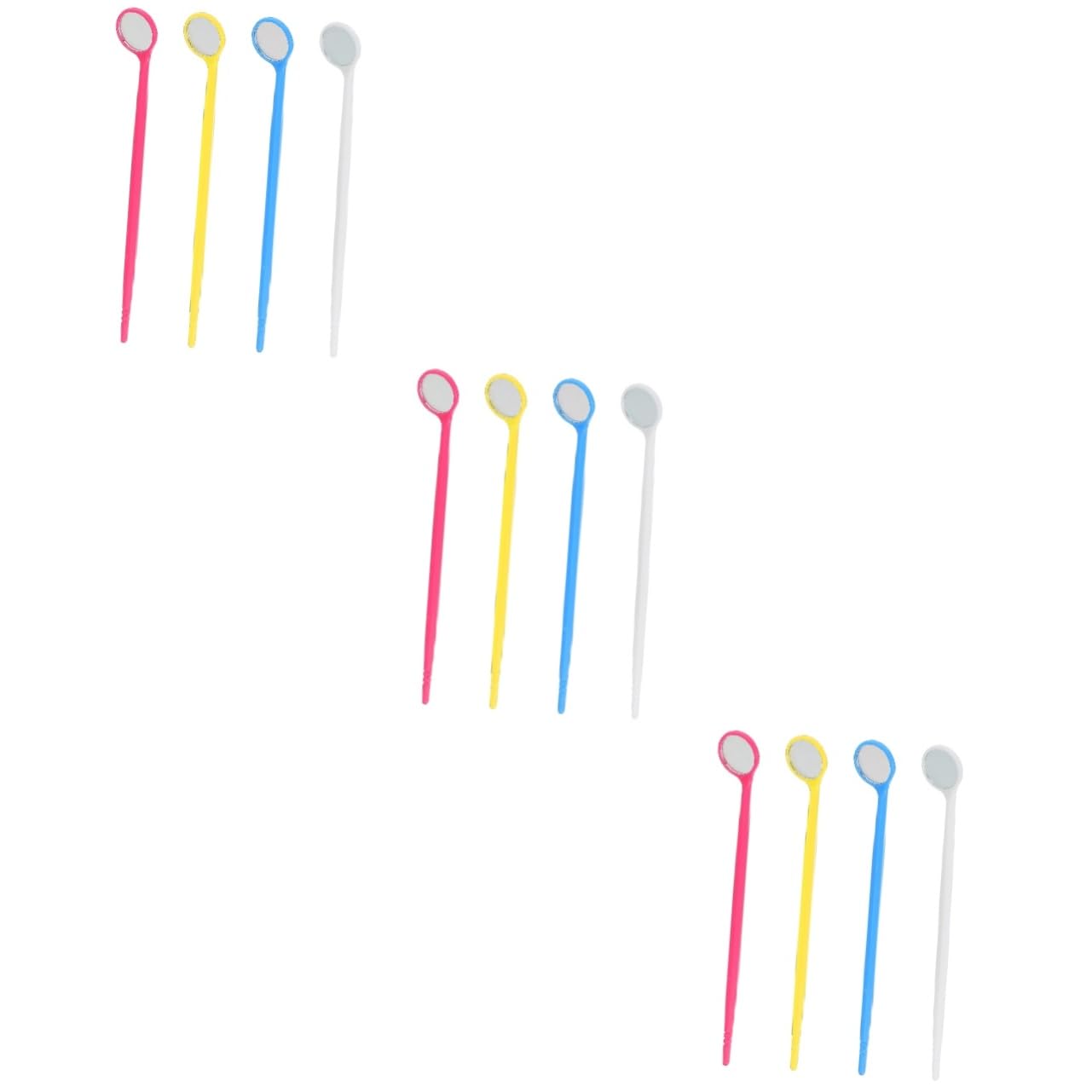 ULTECHNOVO 60pezzi Specchi Dentali Kit Per Controllo Orale Facile Trasportare Dentisti e
