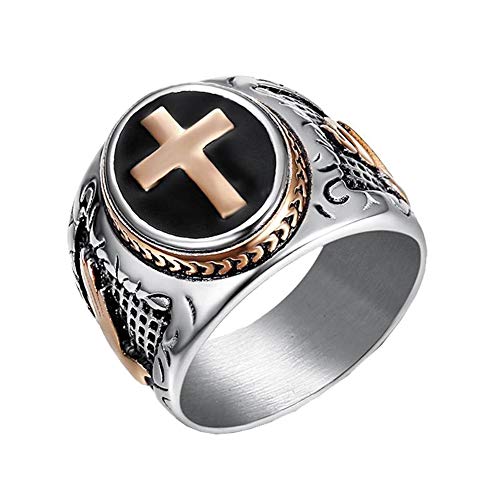 Bague de prière en acier inoxydable de haute finition émaillée PAMTIER