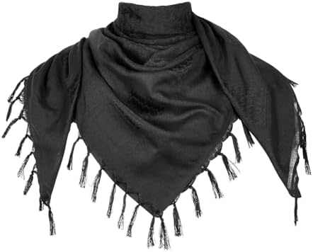 Shemagh Men's Scarf Military Tactical Desert Keffiyeh Arabic Head Scarf, Stylish and Versatile for Women Bandana