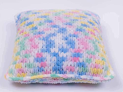 Alize Puffy Fine Color Baby Blanket Yarn Lot Of 3Skn 300Gr 48Yds 100% Micropolyester Soft Yarn Hand Knitting Yarn Super Chunky Bulky Woven Worested Yarn (5949) #TOP1