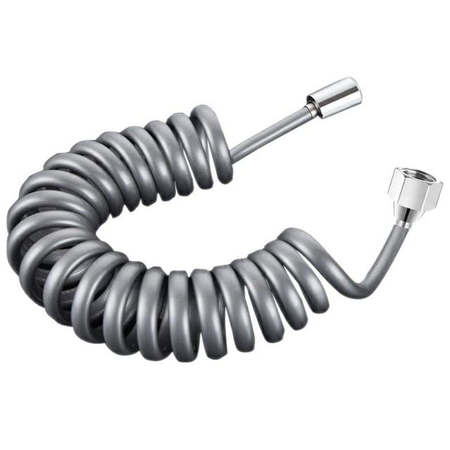 BAtlam Manguera telescópica de Ducha de 1,5 m/2 m/3 m, Resorte de baño Flexible para Agua, fontanería, Inodoro, bidé, rociador, Accesorios de baño-2m,United States