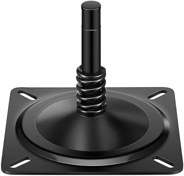 Aluminum Alloy Boat Seat Base, 360-Degree Swivel, Marine Mounting Base for Pontoon, Fishing, and Cruise Boats, Heavy Duty Accessory