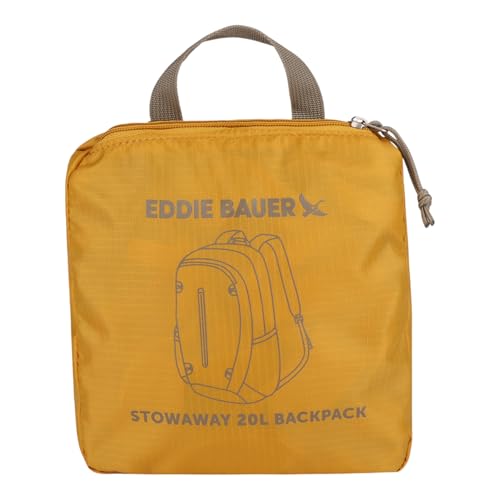 Image of Eddie Bauer Stowaway Packable Backpack | Travel | Outdoor | Lightweight | Foldable | Durable | Ripstop Polyester | 20L - Field Gold