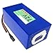 TQPWMFUJS Lithium Ion Battery 72V Lithium Battery Pack PVC Battery 20Ah 30Ah 40Ah 50Ah 60Ah Battery with Charger for 0-2000W Motor Kit,Anderson Plugs(72V60Ah,XT60)