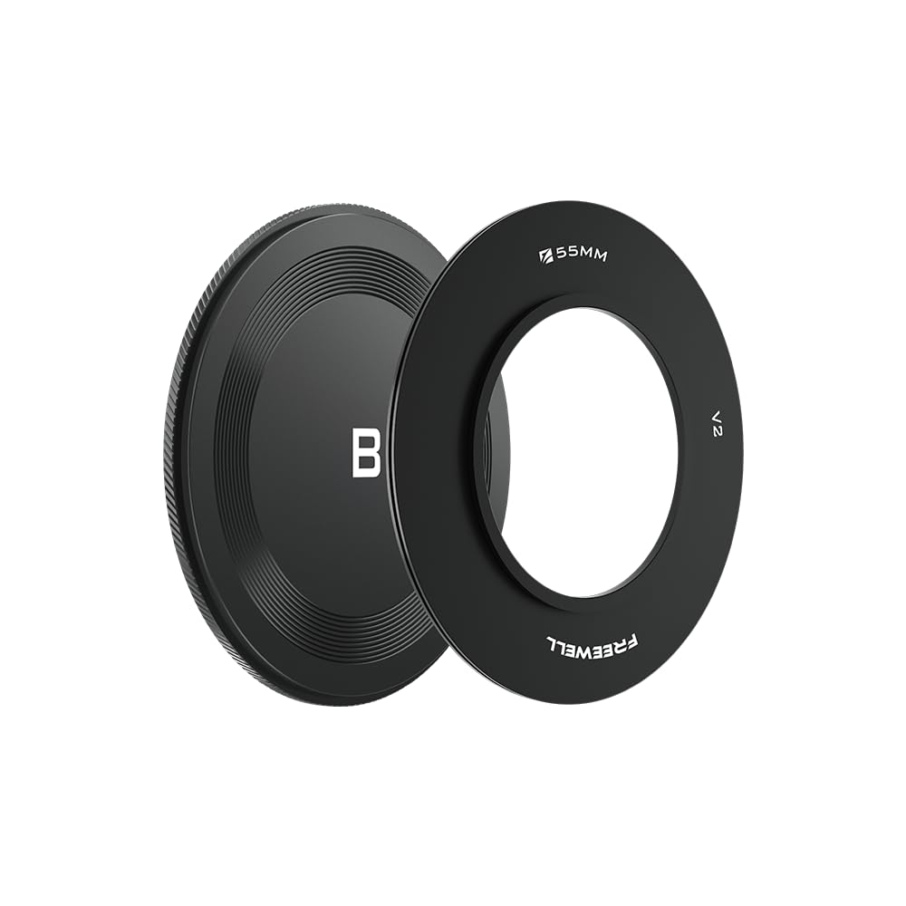 Freewell 55 mm Adapterring mit Rückkappe für V2-Serie