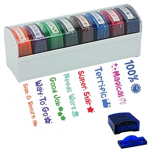 4E's 8-Piece Teacher Grading Stamp Set