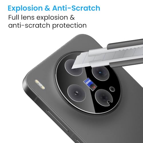 Image of ArmourPro Premium Camera Lens Protection Compatible with Vivo X300 (6.31 Inches) With Edge To Edge Camera Protection Coverage| Black, Pack of 1