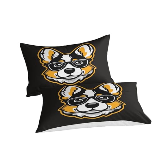 Housses de couettes Corgi microfibre pour protéger facilement votre grand lit - 4