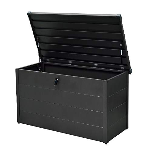 Store More Falcon 130 Heavy Duty Metal Storage Box-130, Dark Grey