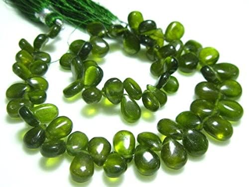 Vessonite Smooth Pear Briolettes de qualité AA pour la création de bijoux d'exception