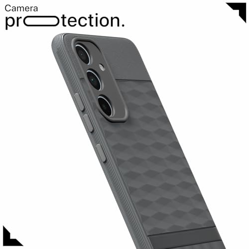 Image of Outlouders Back Cover for Samsung Galaxy A35 5G | Full Camera Protection | TPU Soft Flexible Shockproof Bumper Case (Grey)