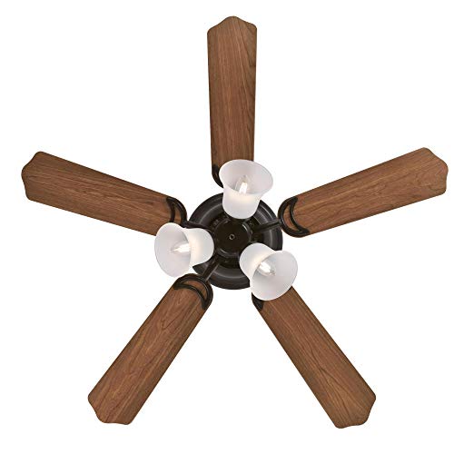 Image of Westinghouse Contempra Trio Ceiling Fan with Light, 42 in Oil Rubbed Bronze