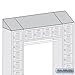 Salsbury Industries 77759BL 18-Inch Deep Sloping Hood for Box Style Bridge Locker, Blue