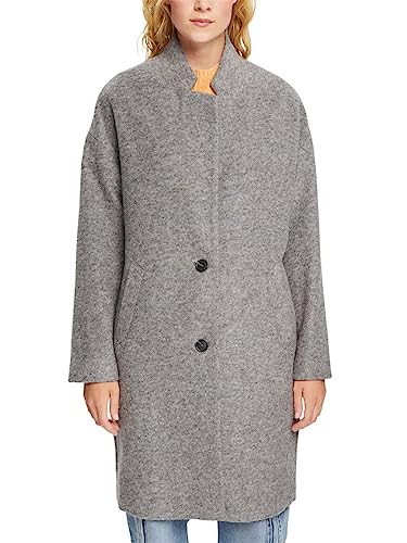 ESPRIT Damen 082ee1g336 Jacke, Medium Grey, XXL EU